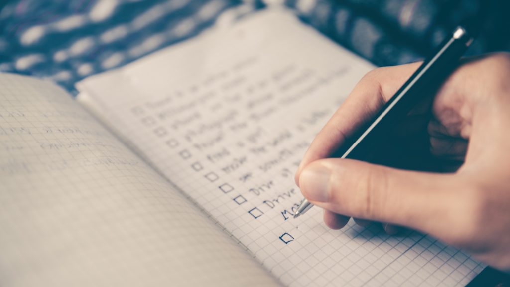 Checklist as in AIMA outsourcing advice