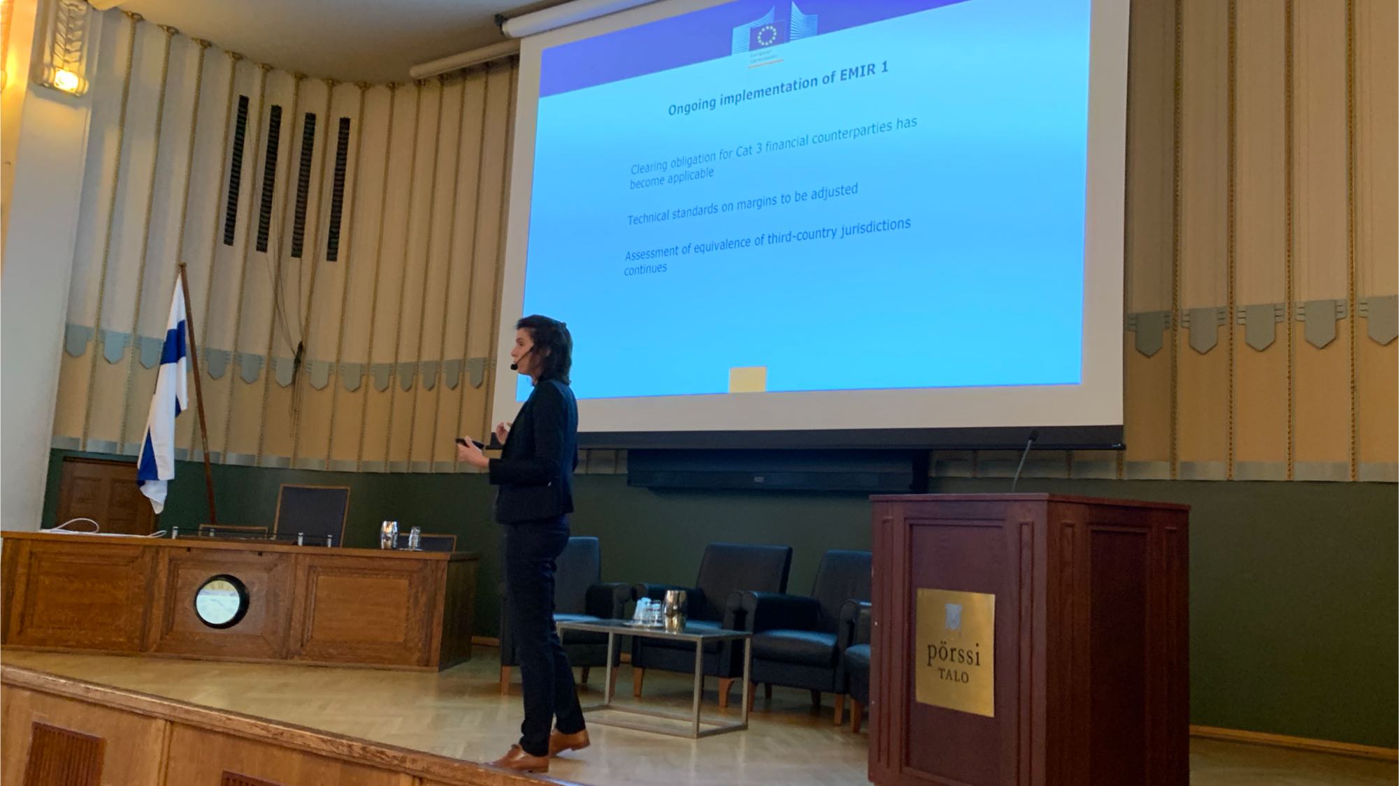 Loren Lesko at PostTrade 360 Helsinki