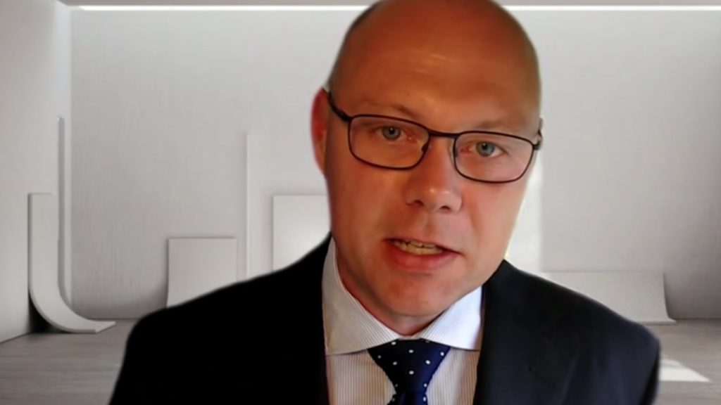 Harald Harlem, KLP Kapitalforvaltning, in PostTrade 360 Oslo 2020.