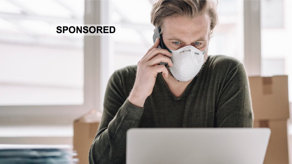 Man in mask against covid-19. (Photo source: BNP Paribas)