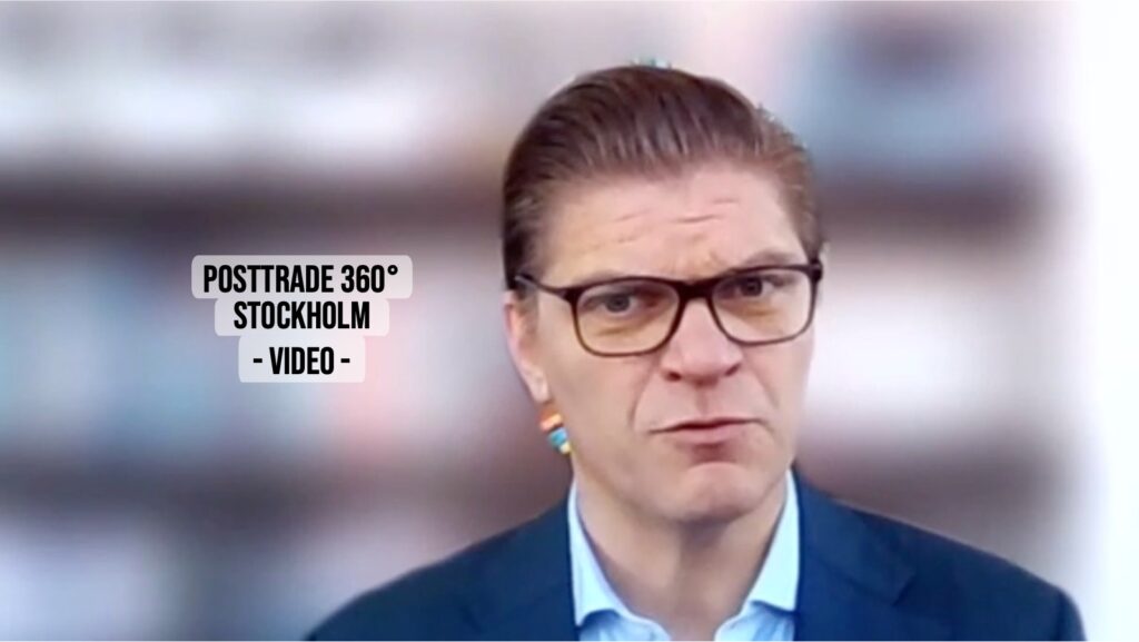 Bjørn Sibbern in PostTrade 360° Stockholm 2021.